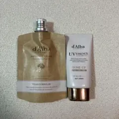 【使用品】d'Alba UV Essence&Sleeping Pack セット
