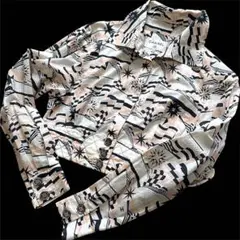 シャネル 19C クルーズクロップド シャツ ジャケット 38 ココマークのサムネイル
