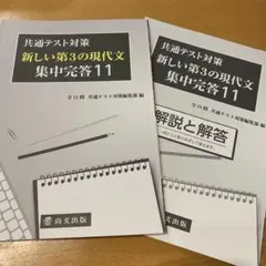 共通テスト対策 新しい第3の現代文 集中完答11 2冊セット