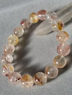 12ミリ オーロラクォーツブレスレット