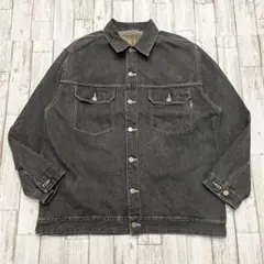【激レア！】MACKDADDY マックダディー　デニムジャケット ブラック　黒のサムネイル