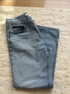 【美品】ユニクロ JW Anderson ワイドストレートジーンズ 32インチ