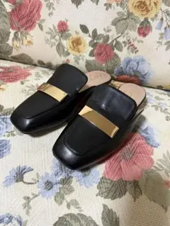 ラビデュレオリー♡goldプレートフラットシューズ