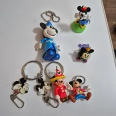 ディズニー ミッキーマウス キーホルダー セット