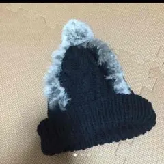 アーバンリサーチ ケービーエフ ラビットファー付きニット帽