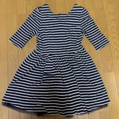 dazzlin ／ボーダー ワンピース ネイビー