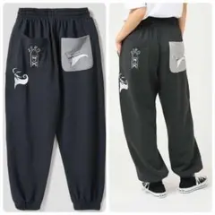 ✨大人気！XL✨グラニフ ナイトメア 幽霊犬ゼロ スウェットパンツ グレー