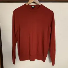 UNIQLO ユニクロ　ウール　Uネック　薄手ニットMサイズ