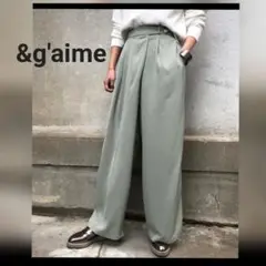 &g'aime/アンジェム ルーズワイドパンツ/スラックス レディース