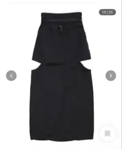 AMAIL Cut out long skirt /サイドカット ロングスカートのサムネイル