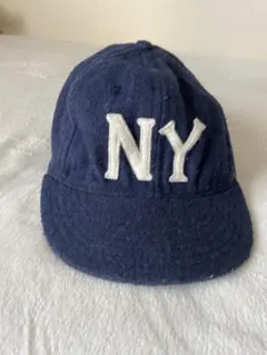 う*ん様 NYロゴ刺繍 ネイビーキャップ