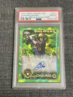 Topps Jackson Chourio RC auto /85 PSA10