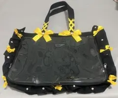 ザッカマート A3フリルデザイン痛バッグ 痛バ 5周年 verブラック イエロー