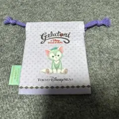 【新品未使用】東京ディズニーシー ジェラトーニ 巾着 ミニサイズ
