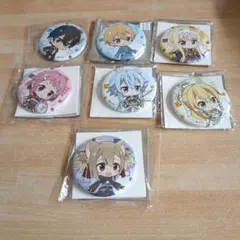 ソードアート・オンライン　セガ　コラボカフェ　缶バッジ　セット