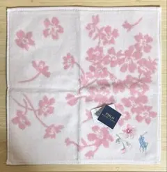 ※新品未使用※ラルフローレン　ハンカチ　桜　タオルハンカチ　ポロ