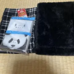 ☆新品☆吸湿発熱チェックネックウォーマー＆二重構造ネックウォーマー☆セール価格☆