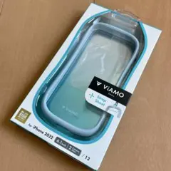 iPhone 14/13 ケース 耐傷・耐衝撃ハイブリッドケース ライトブルー