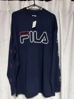 【新品未使用】FILA ネイビー 長袖カットソーのサムネイル