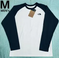 【ノースフェイス】ラグラン長袖Tシャツ■ロンT■ベースボールTシャツ■M