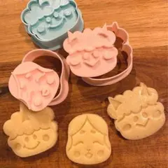 【J11】節分3点セット　赤鬼青鬼おかめさんスタンプクッキー型