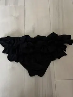 黒 フリル セパレート水着