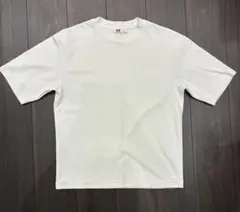 美品 UNIQLO U エアリズムコットンオーバーサイズTシャツ メンズSサイズ