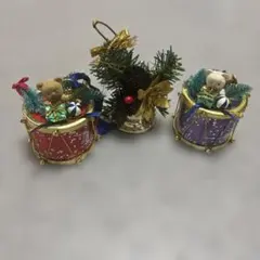 クリスマス オーナメント各種 3点