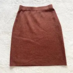 レナウン ニューヨークトーキョー ニットスカート ブラウンのサムネイル