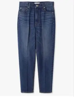 Mila Owen センタープレスマムテーパードデニムパンツ