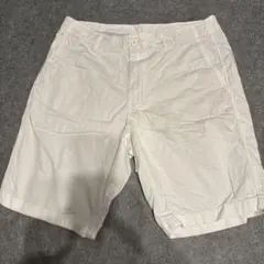 ハーフパンツ 白