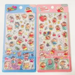 クレヨンしんちゃん　海外公式ライセンス　ボンボンシール　3D ぷっくり　立体