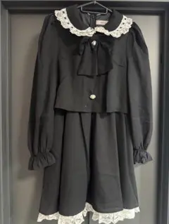 最終値下げ！Ank Rougeブラックミニワンピース