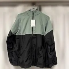 バイカラー フード付き ウィンドブレーカー ジャケット Lサイズのサムネイル