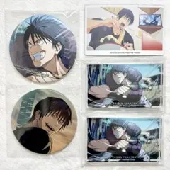 呪術廻戦 ファンパレ E賞 缶バッジ D賞 アクリルブロック 特典 伏黒甚爾