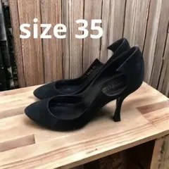 美品　セルジオロッシ　スエードパンプス　サイズ35 ピンヒール