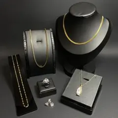 ネックレス　まとめ売り　セット　ピアス　アクセサリー　ゴールド　リング　ネ70