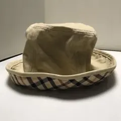 DAKS ベージュ コットン バケットハット　　57cm