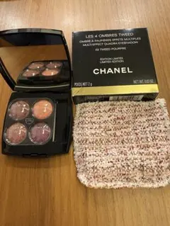 CHANEL シャネル レキャトルオンブル ツイード 02 ツイードプールプル
