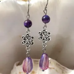 ハンドメイドシンプルピアス560