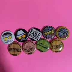 EXILE 缶バッチ　8個セット