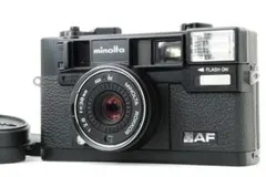 ミノルタ MINOLTA HI-MATIC AF 完動品 純正レンズカバー付きのサムネイル