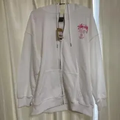 Stussy ホワイト パーカー sizeM