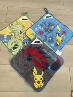 ポケモン　ループタオル3点　まとめ売り　幼稚園　保育園