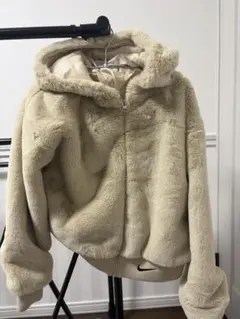 Nike フリースジャケット Lサイズ クリーム