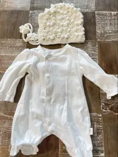 ベビーロンパース/セレモニードレス/退院着