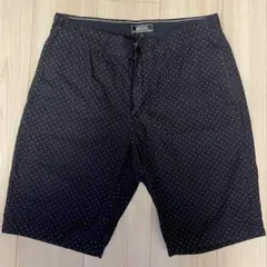 BEAMS ビームス ドット柄 ショートパンツ M ネイビーのサムネイル