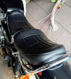 750RS Z2 Z1 F 夏真っ盛り バナナシート　ペッタンコ　女性ライダーのサムネイル