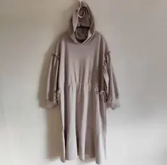 Rag Out フードワンピース サイズ4L 大きいサイズ ゆったり 長袖 ラフ