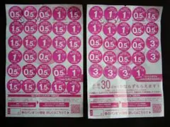 ２個分　ヤマザキ春のパンまつり2025 応募シール　60点